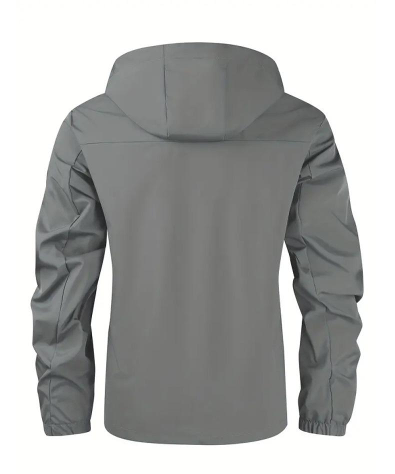 Men's Outdoor Windproof Waterproof Workwear Jacket - Autumn/Winter Mountaineering Coat, Machine Washable