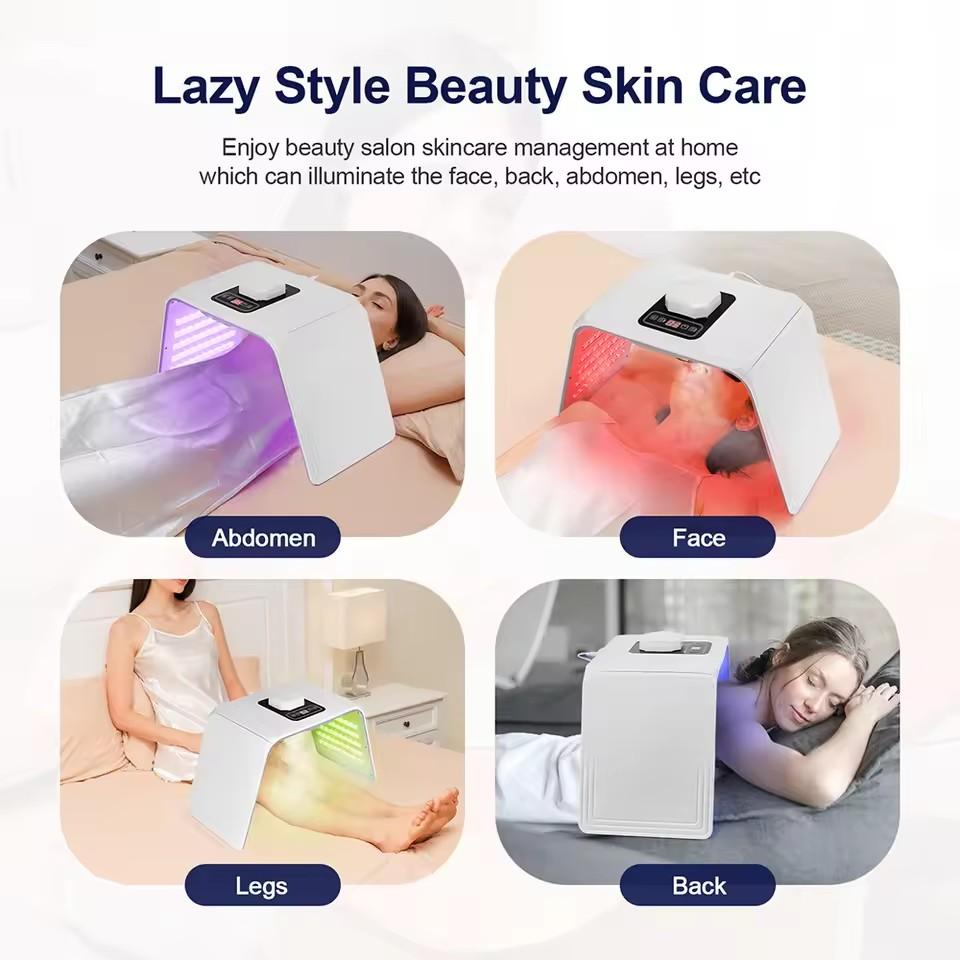 7 Colors LED Photon Machine Red Light Therapy Device with Nano Spray Anti-aging Facial Rejuvenation Home SPA Skin Care Tool