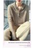 Autumn & Winter Women's Mink Velvet Knit Twist Hoodie - Heavyweight, Loose Fit, Casual Cashmere Sweater