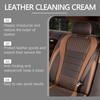 100g  Car Leather Care Paste Car Interior Leather Care Stain Removal Renovation Cleaning Paste