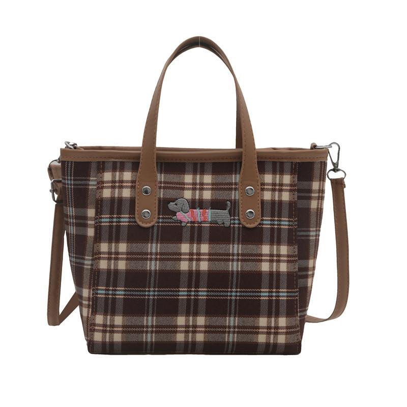 Stylish Cartoon Fashion Bucket Bag For Women With Trendy Patterns And Soft Canvas Material