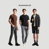 Diconi Men's Anti-bacterial Round Neck Short Sleeve Knit T-Shirt