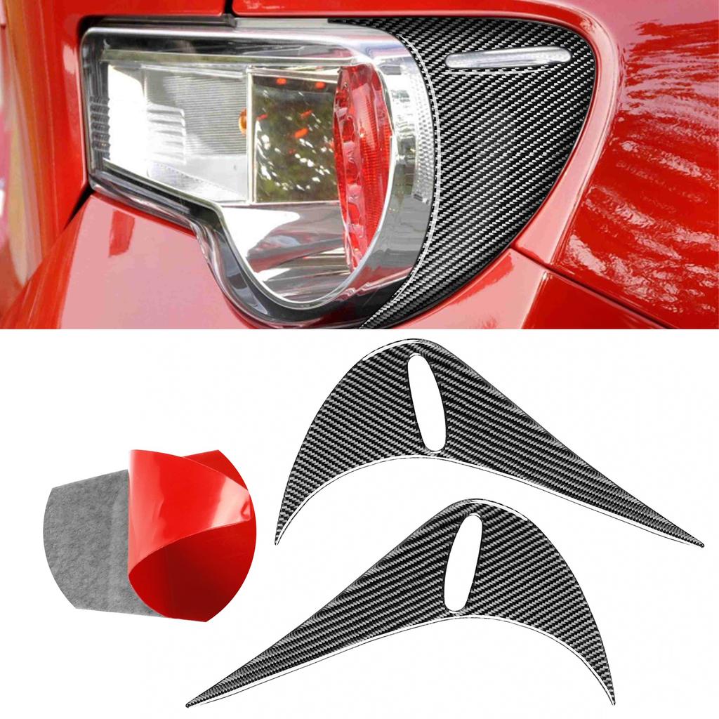 Paar Rücklicht Augenbrauenleisten Kohlefaser Rücklicht Augenlidabdeckung Passend für Subaru BRZ 2012‑2016