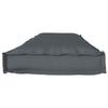 Cushion Anthracite 140 x 40 x 8 cm Oxford Fabric