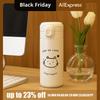 Leak Proof Cartoon Tumbler Vacuum Insulation Portable Kids Water Cup Cute Minimalist Stainless Steel Thermos Bottle Travel