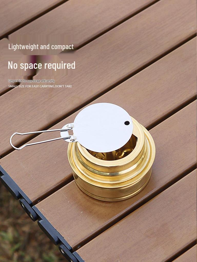 Stainless Steel Outdoor Alcohol Stove Stand - High Temp Resistant Camping Cookware Accessory