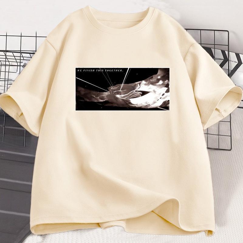 Jayvik TShirt Unisex Women Vintage Jayce X Viktor Arcane T Shirt Casual Short Sleeve Tshirt Cotton Slim Tees Streetwear Tops