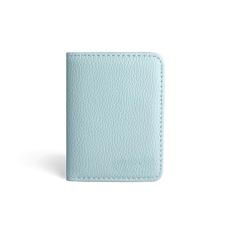 Business Simple Driver s License Card Holder Multifunctional Card Holder Male Motor Vehicle Driving License Large Capacity Ultra-thin Card Holder светло-синий