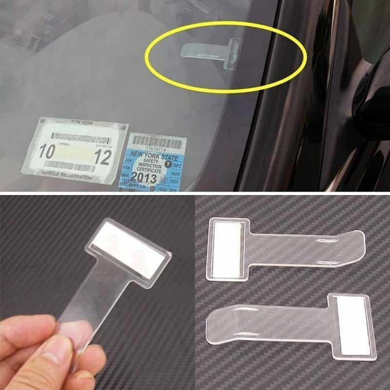 Disabled Car Parking Permit Holder Ticket Clip Auto Fastener Card Bill Holder Mount Car Styling For Car Windshield Home Use