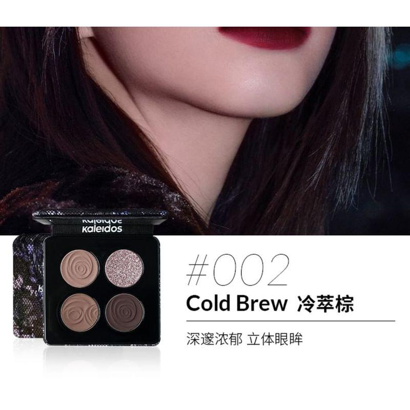 Kaleidos - Smokey Nostalgia Collection 4-Color Eyeshadow Palette - Cold Brew