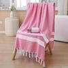 Turkish Tassel Swim Towel - Ultra-Absorbent Quick-Dry Beach Wrap with Sand-Resistant Fabric for Pool & Ocean