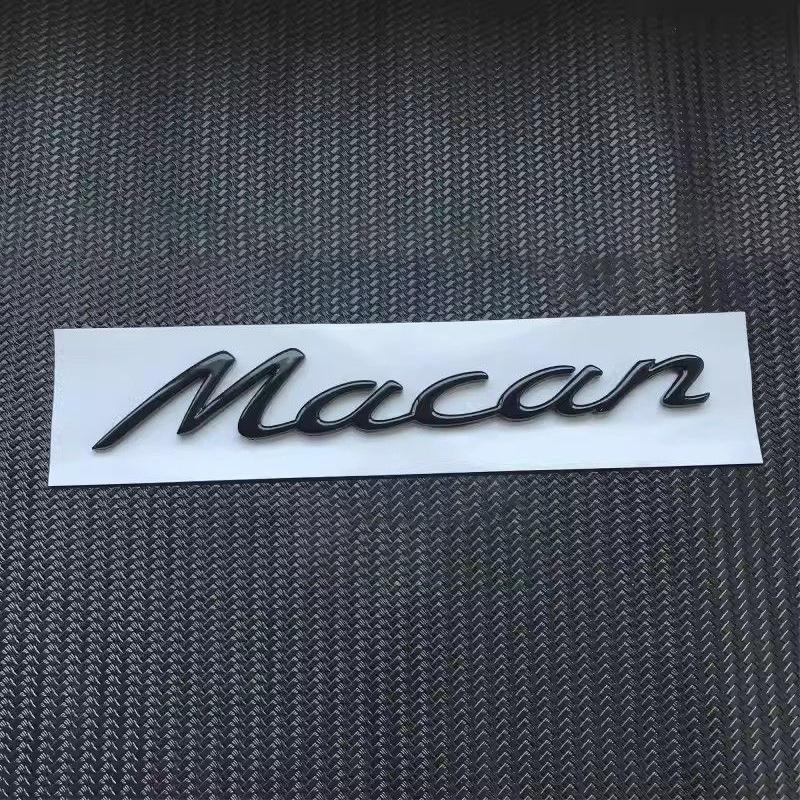 Emblema Auto 3D Lettere Decorative per Bagagliaio Posteriore Accessorio per Porsche Panamera Cayman Boxster Cayenne Macan GTS Taycan Turbo