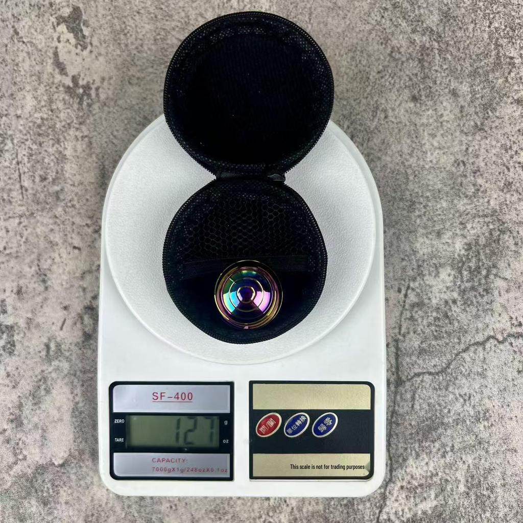 Fingertip Spinner: Colorful Luminous Desktop Decompression Toy