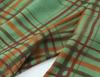 European American Plaid Draping Blazer with Three-Quarter Bell Bottom Pants