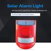 Kabelloses Solar-Bewegungsalarmlicht 120dB Sirene IP65 Wasserdicht für Außenbereich Terrasse Gemüsegarten Tierabwehr