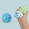 Mix Colored Grape Mesh Squeeze Ball Change Color Ball Stress Relief Sensory Toy Soft Hand Exercise Bouncy Ball for Anxiety Relief