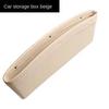 Car Seat Gap Organizer Universal Leather Car Seat Crevice Storage Box Suitable for A Wide Range of Vehicles Seat Gap Organizer