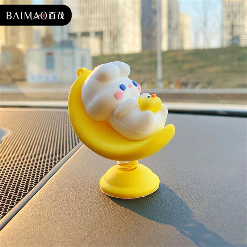 1~5PCS Car Dashboard Decor Exquisite Comfortable Powerful Creative Fashion Car Decoration Pull Rocking Shaker
