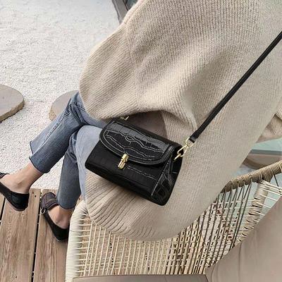 Tasche Damen Leder Damentasche Umhängetasche Kleine Quadratische Tasche Schultertasche Unterarmtasche