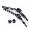 YEAHRUN 2PCS Steel CVD Front Axle Drive Shaft 48.5/52.5mm for 1:24 RC Crawler Car Axial SCX24 All Series Upgraded Parts