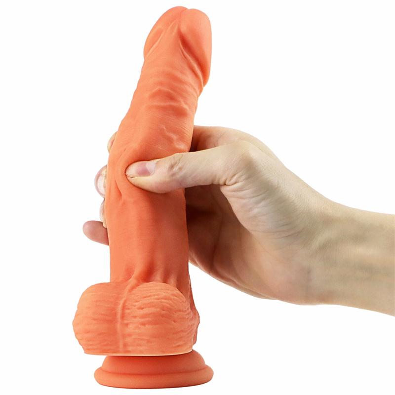 Liquid Silicone Simulation Penis Fake Stem Super Long Female Sex Toys Masturbation Device Dildo Super Manual