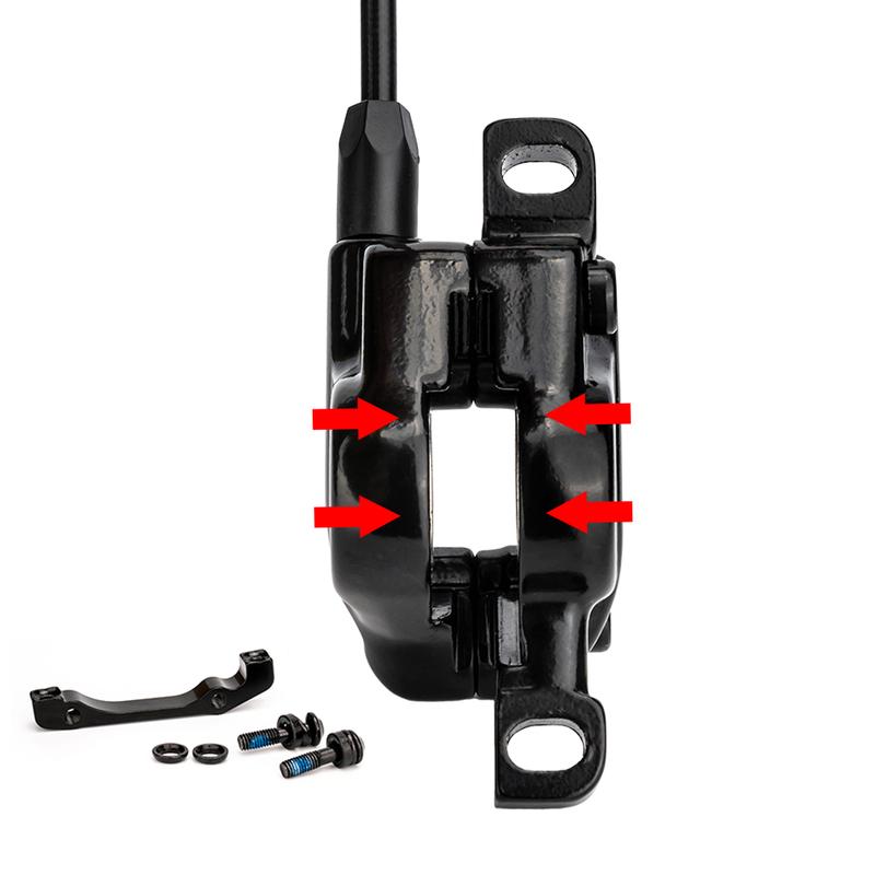 ZTTO MTB Hydraulic Disc Brake 2 Piston Oil Pressure Brakes Lightweight XC Trail Calipers Metal Pads 160 180mm Rotors M6100 M8100