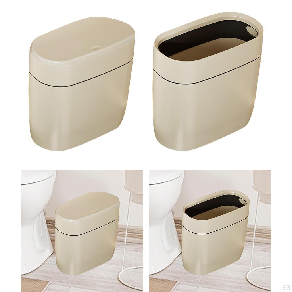 Trash Can Garbage Basket Storage Bucket Container, Dustbin Waste Basket, Bin for Home
