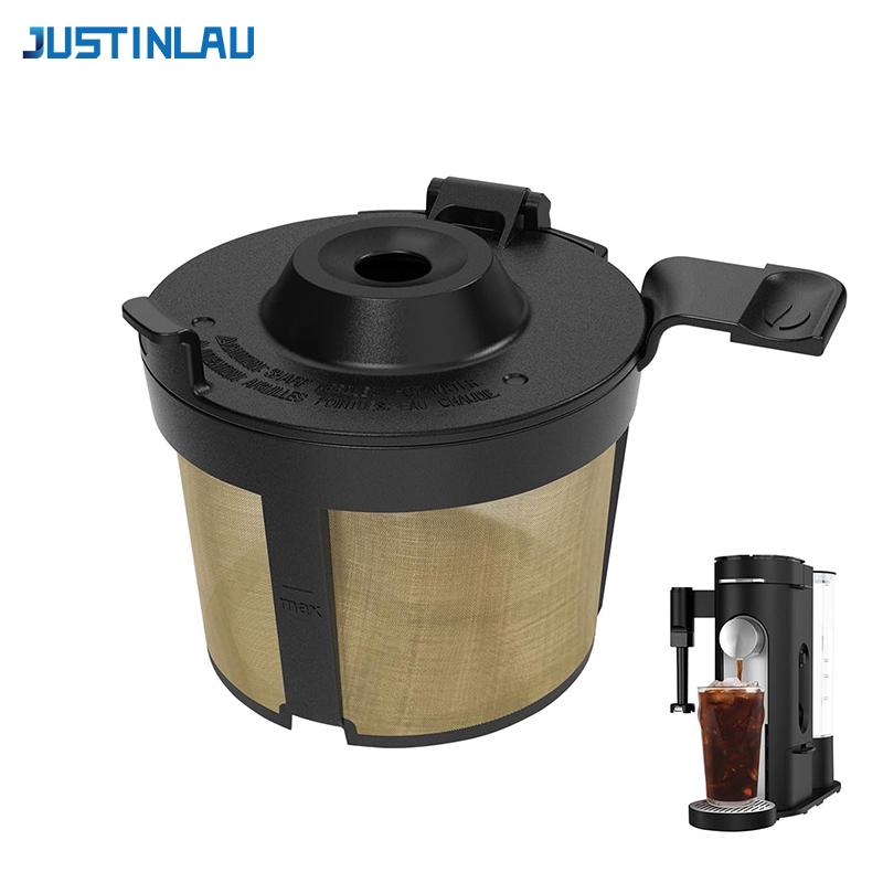  Coffee Filter Mesh for Ninja PB051/PB040/PB041ST Food-Crade Stainless Steel Filter Basket Reusable Coffee Accessories
