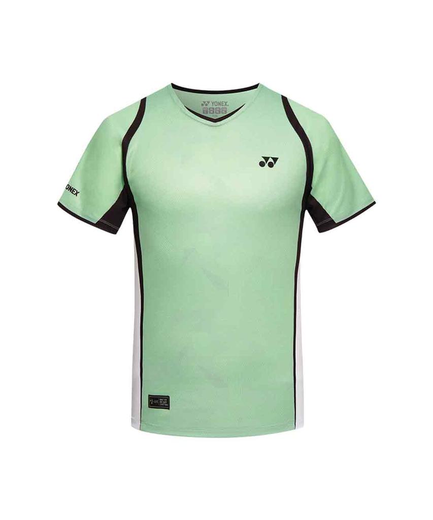 YONEX 261Ts001M Pale Blue/Peppermint Men'S Color Block Line Accent Gaming Wear