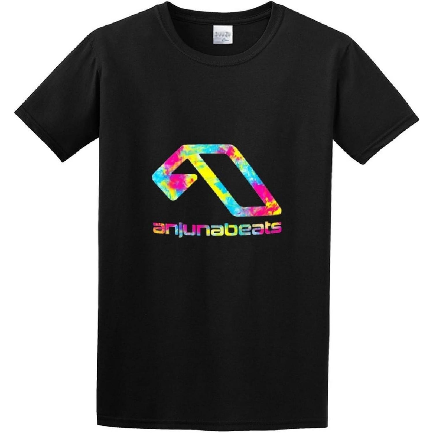DOO MJUGG Men s Anjunabeats T-Shirts Black S
