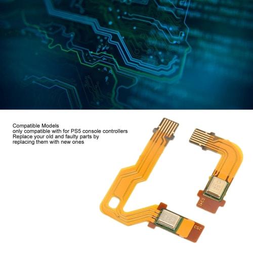 Replacement Microphone Flex Cable, High-strength Left and Right Speaker Connector Cable for Console Controllers, and Controller Handle Inner Microphon