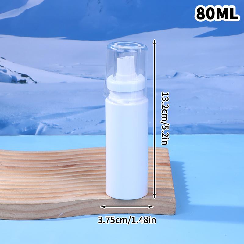 White Fine Mist Spray Bottle – Portable Atomized Dispenser for Makeup, Alcohol, and Facial Hydration
