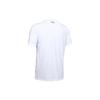 Under Armour Wordmark Straight Hem Short Sleeve T-Shirt Men Tops White 1344227-100