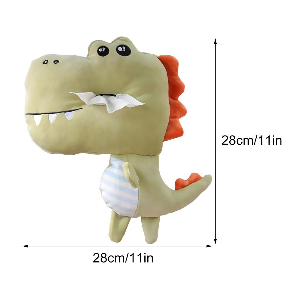 Plush Hanging Car Backrest Tissue Holder Private Car Cute Decorative Storage Pouch