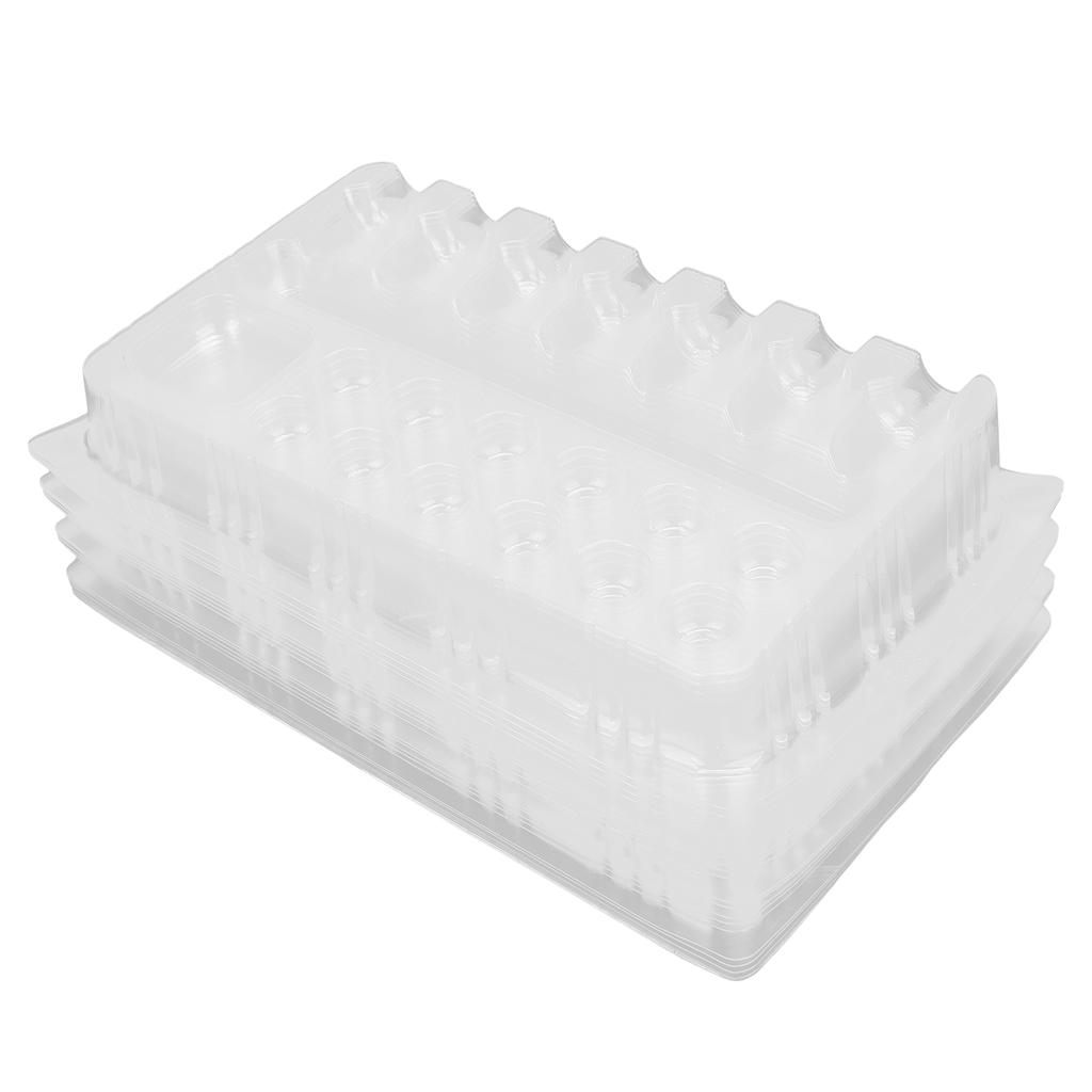 20pcs Disposable Tattoo Pigment Tray Ink Needle Holder Rack Eyebrow Tattoo Supply