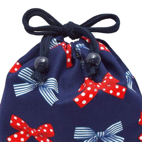 COLORFUL CANDY STYLE Girls' Drawstring Lunch Bag, Perfect for Middle and Elementary School Students, Stylish and Cute, Polka Dot and Striped French Ri