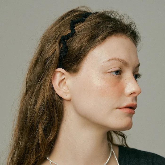 French black Hairband