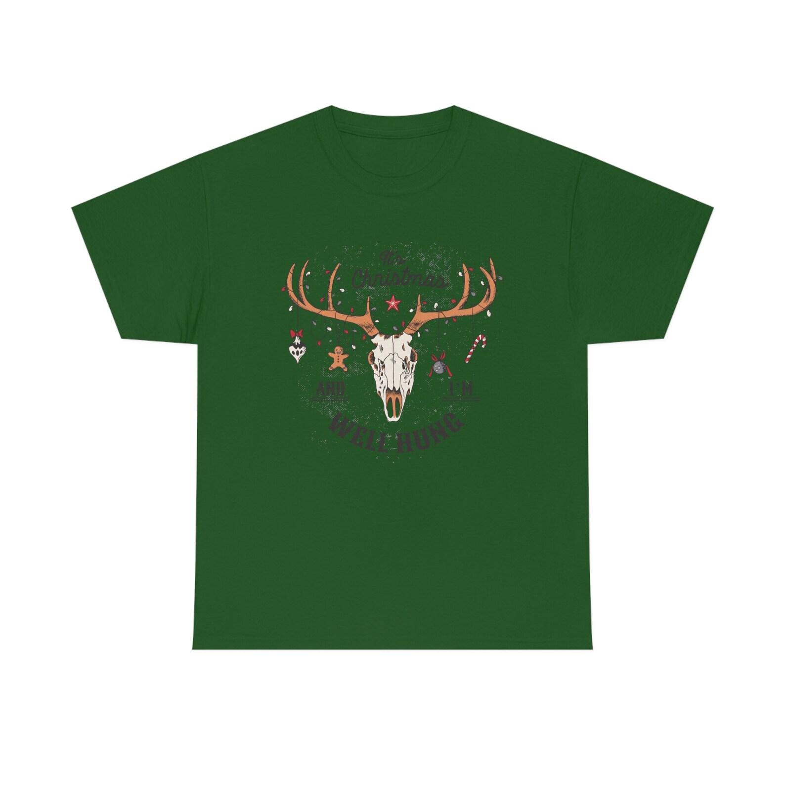 Well Hung Christmas Gildan Unisex Heavy Cotton Tee 110