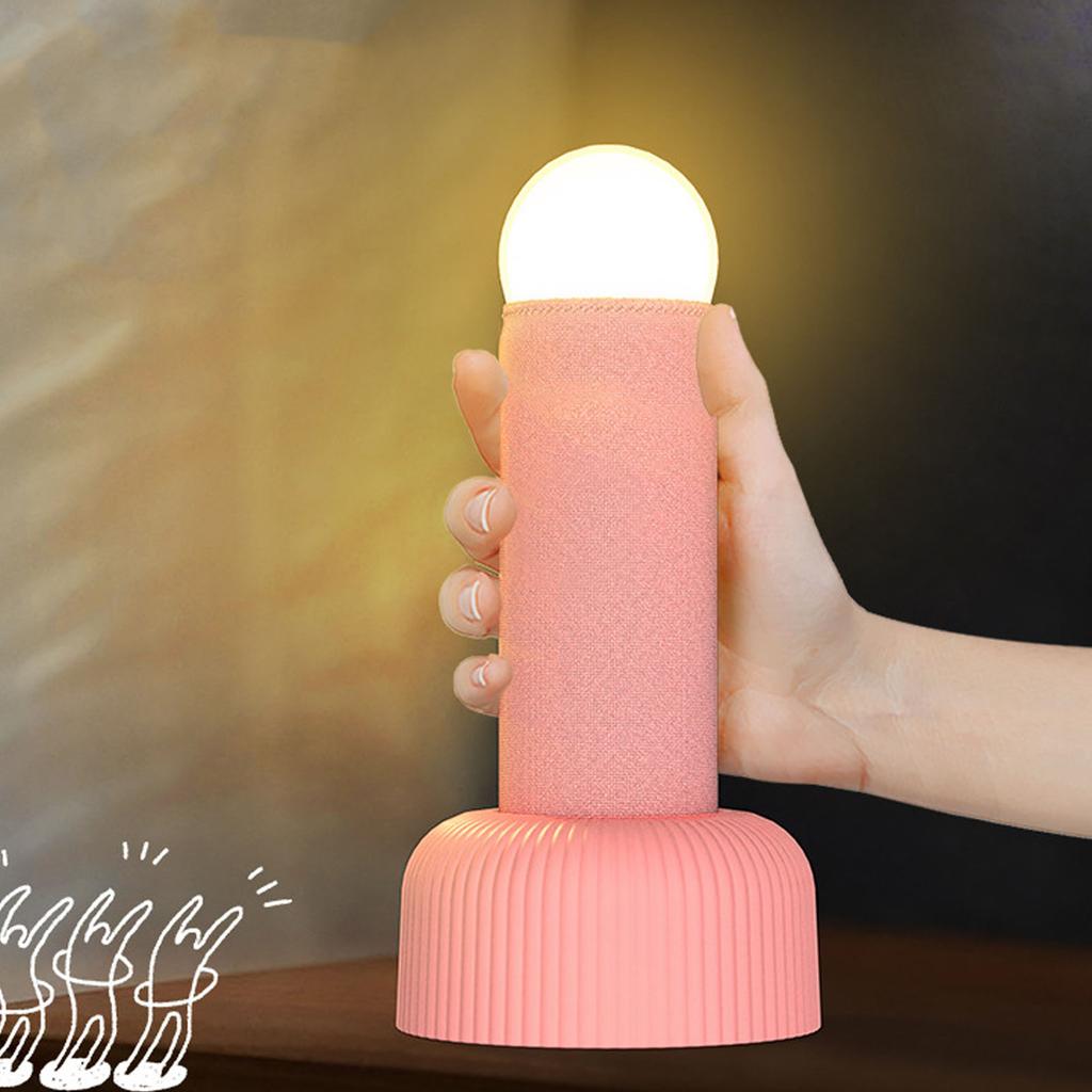 LED Night Light Rechargeable Innovative Stable Base Handheld Warm Night Light for Bedroom