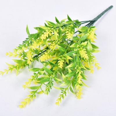 Artificial Flower Plastic Lavender Fake Plant Wedding Home Garden Decoration Bridal Bouquet Photography