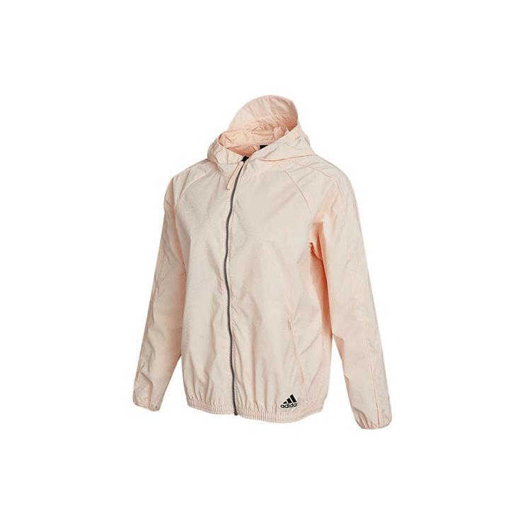 Adidas Sports Woven Zip Hoodie Long Sleeve Jacket Women Jackets Pink GP0668