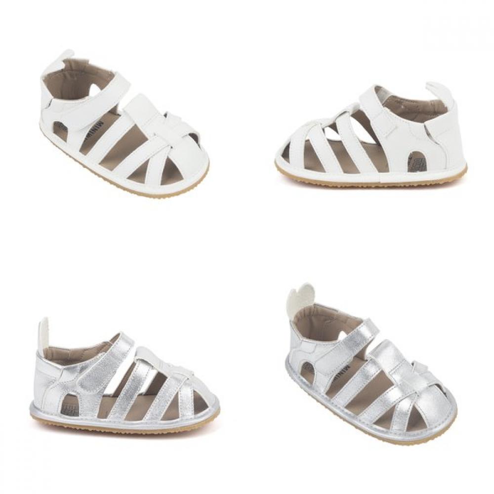 Miniwiz Toebox Kids Walking Shoes Sandals Mzkcf2tssa12 white/120