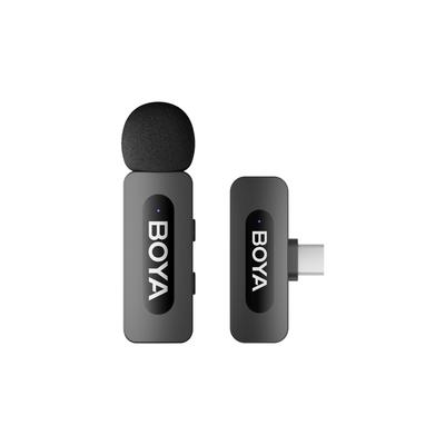 120Db 2.4Ghz Usb-C Wireless Clip-On Microphone - Black