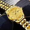 New Gold Watch For Men Top Brand Luxury Waterproof Men's Quartz Wristwatches Fashion Sports Luminous Chronograph Male