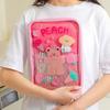 9,7-11-Zoll-Tablet-Handtasche mit Cartoon-Muster, transparente Aufbewahrung
