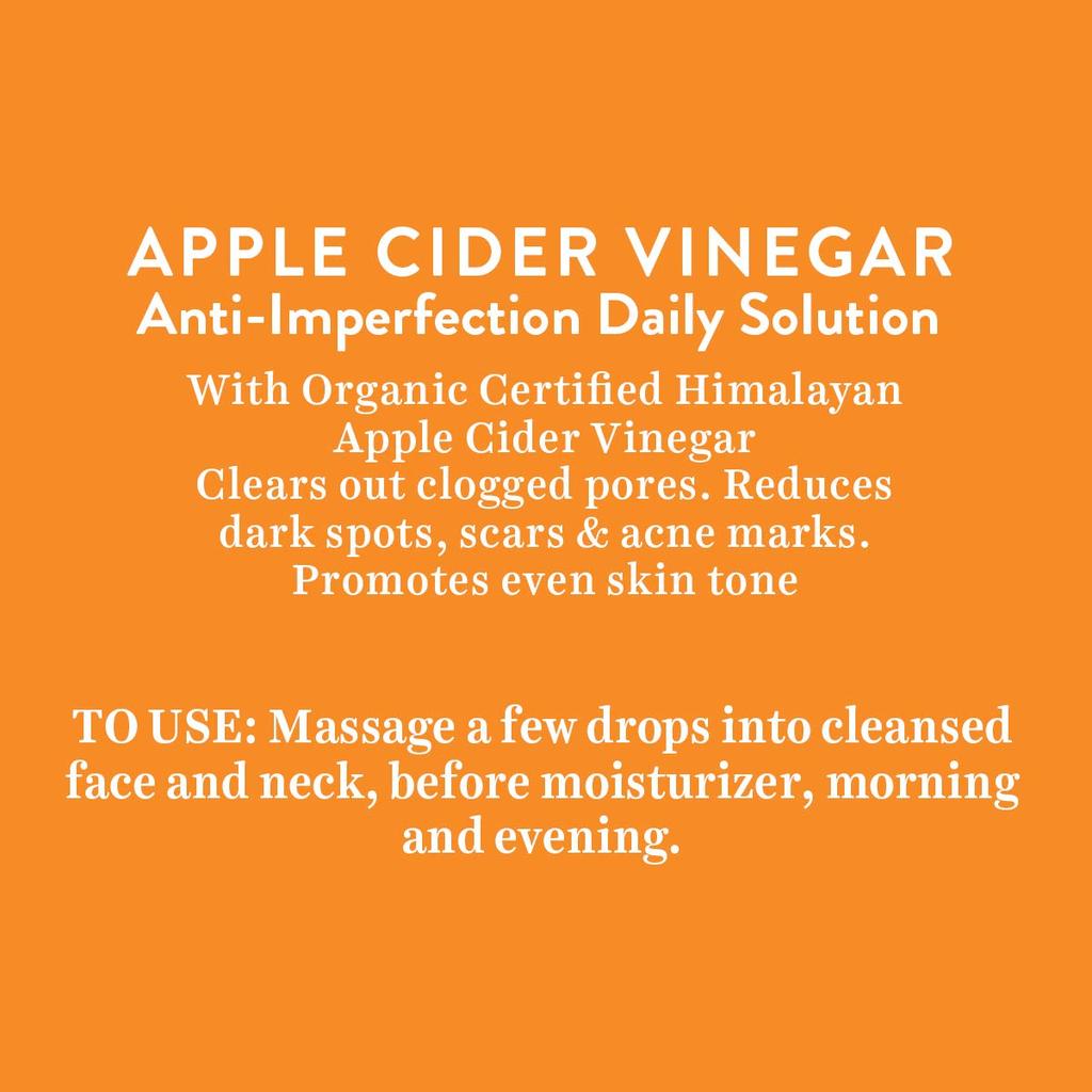 Biotique Apple Cider Vinegar Face Serum For Clear Skin, Anti-Blemish, Vegan, 30ml, Organic, Dark Spot Treatment