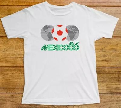 Mexico 86 T Shirt 795 Retro 80s Football Soccer World Cup Maradona Argentina New