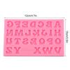 26 Letters Shape Silicone Mold Set Flexible Silicone Chocolate Candy Mold  Party Decoration