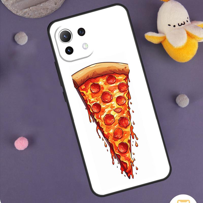 Pizza Food Bacon Cheese Case For Xiaomi 15 14 13 Ultra 13T 14T 15T 17 Pro Max POCO X3 X5 X6 X7 F5 F6 F7 F8 Pro Cover