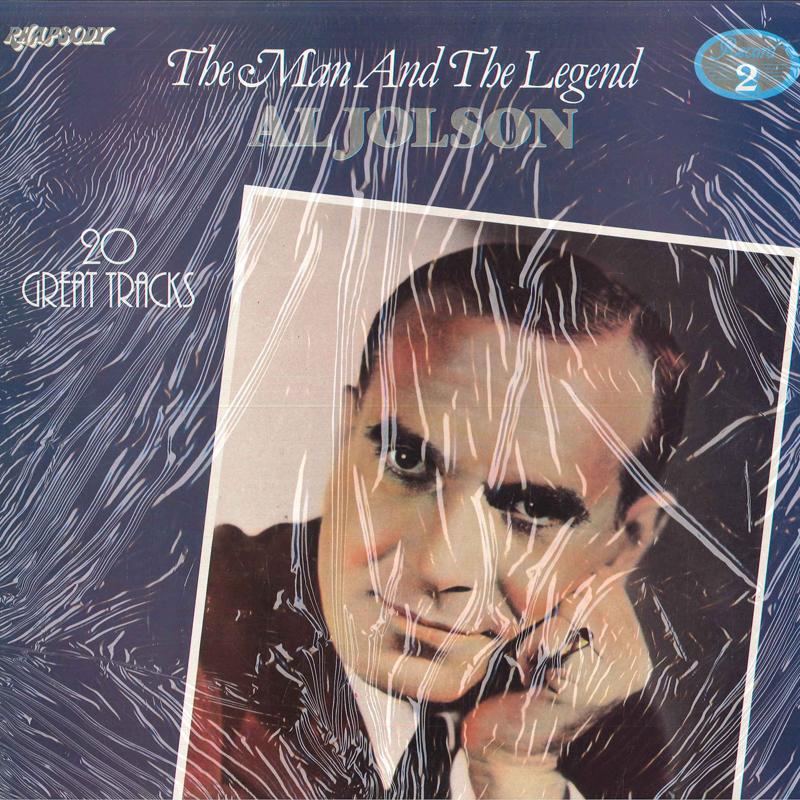 

LP Record AL JOLSON - The Man And The Legend RHMD2 Rhapsody 1982 UK Jazz